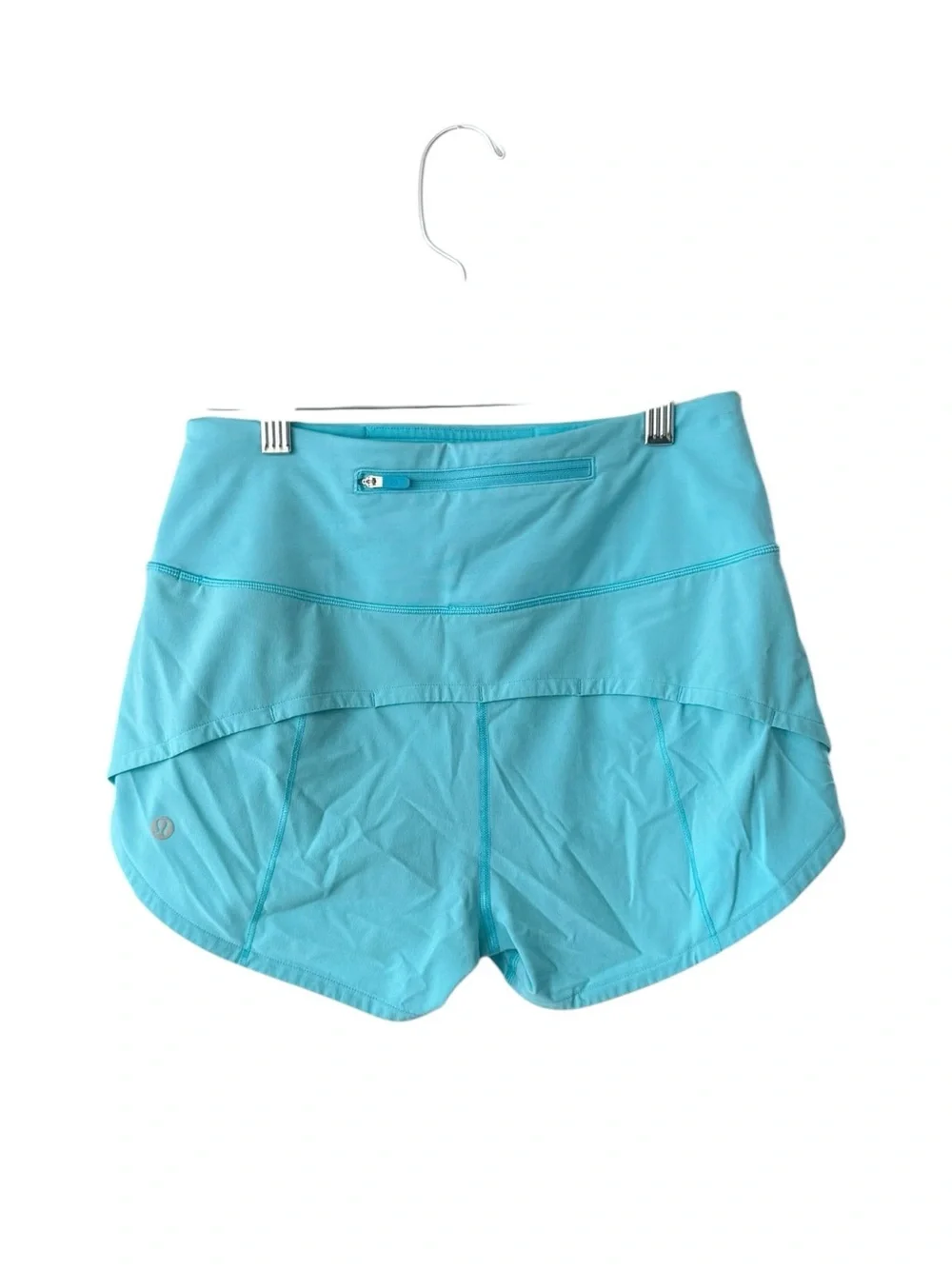 Lululemon Speed Up HR Short Turquoise Blue Size 6 (W7BEXS) Athletic Running